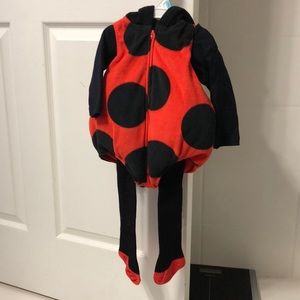 NWT Hooded Ladybug Costume 3-6 months Carters Halloween